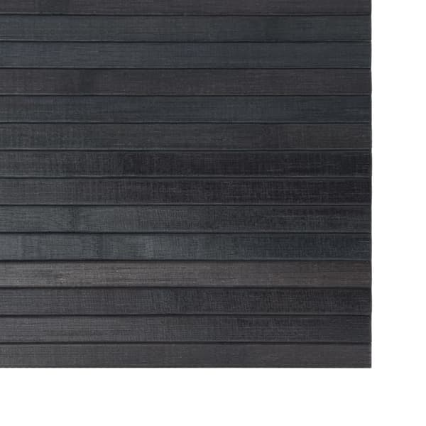 vidaXL Suorakulmainen matto, harmaa, 60x500 cm, bambu
