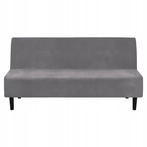 Betræk til daybed sofa sovesofa elastisk velour TESS grå