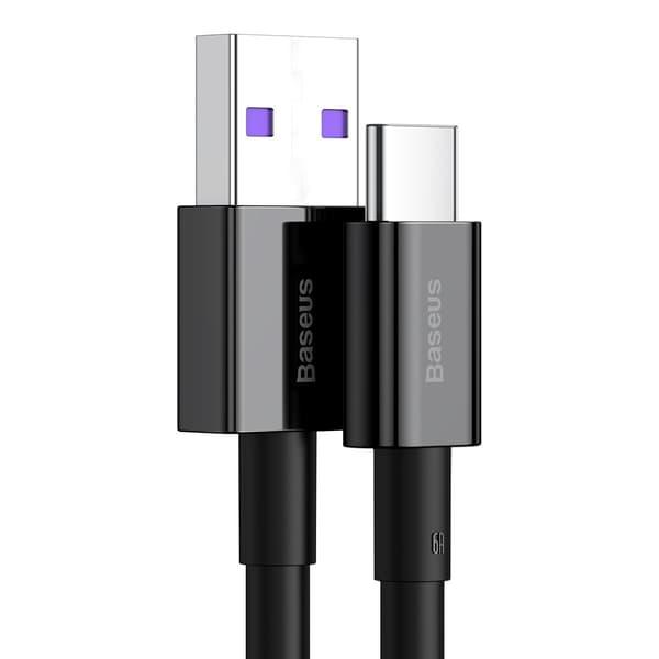 Baseus Superior -sarjan USB-C-kaapeli, 66W, 1m (musta)