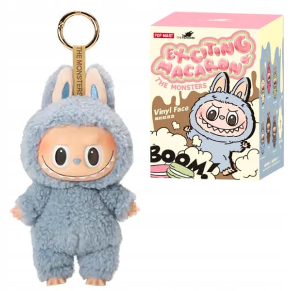 Maskot Docka Nyckelring Liten Docka Bubu Figur Plusch Överraskning Låda