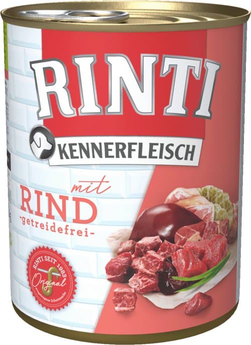 Rinti | Kennerfleisch | 800g dåse - 800g oksekød