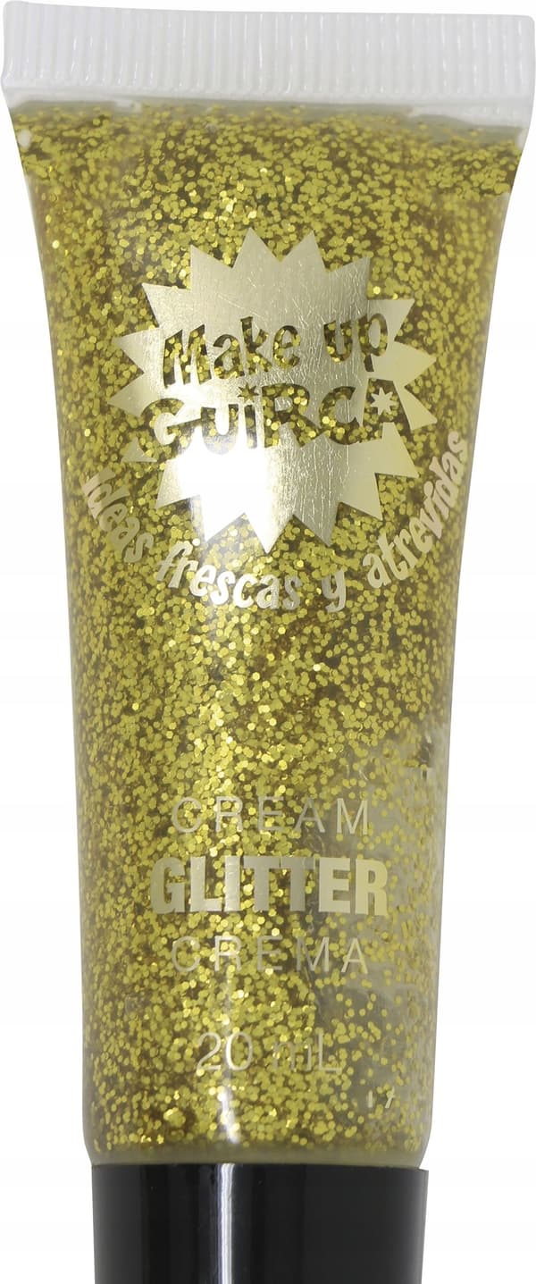 Ansigtsmaling GULD Glitter Halloween Makeup Makeup
