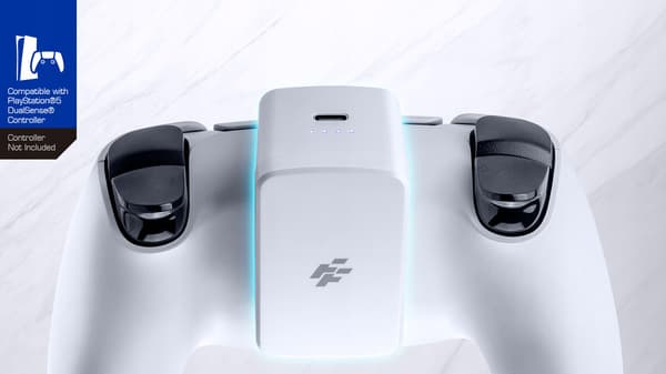 PS5 Controller Batteri 2000mAh Hurtig Opladning FLASHFIRE Hvid
