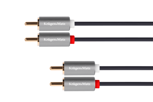 Kruger og Matz Basic RCA-kabel 100cm