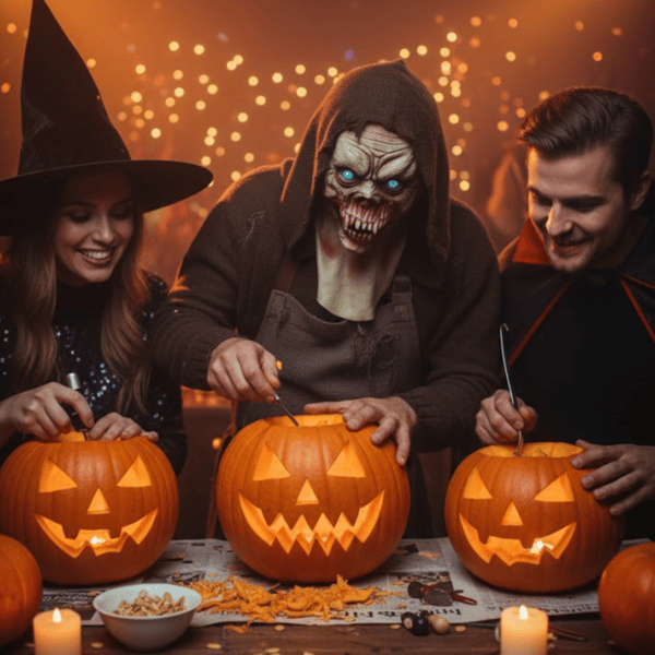 Halloween vampyrmask