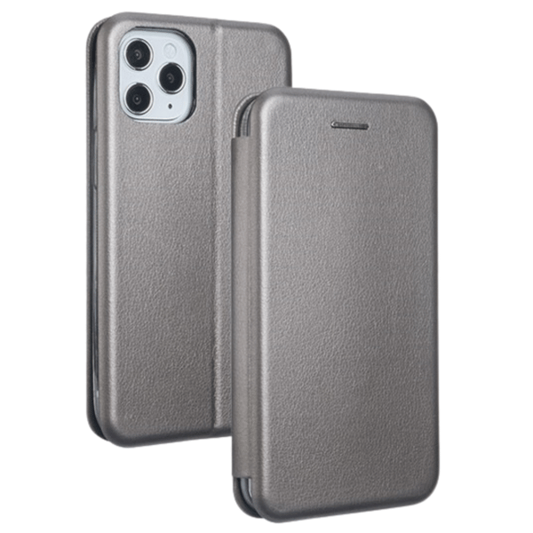 Beline Book Magnetisk iPhone 12mini Etui Stål