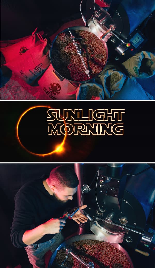 Rostade kaffebönsblandning Sunlight Morning 250g