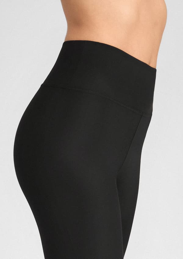 Elastiska damleggings med bred midja 853 Active Marilyn S BLACK