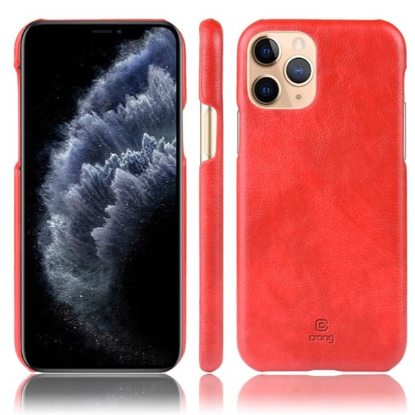 Crong Essential Cover - iPhone 11 Pro-skal (rött)