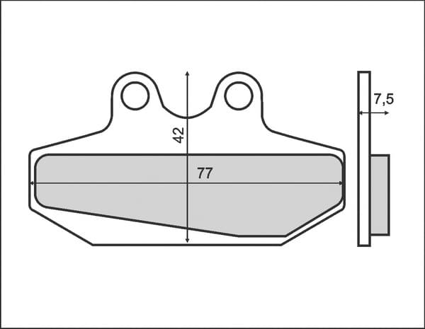 Brenta bremseklodser KH167 (organiske)