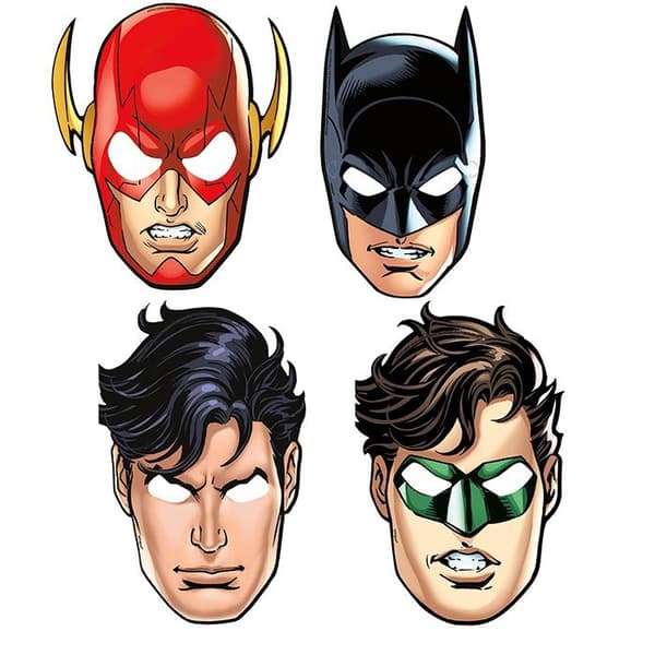 Justice League-masker 8 st.