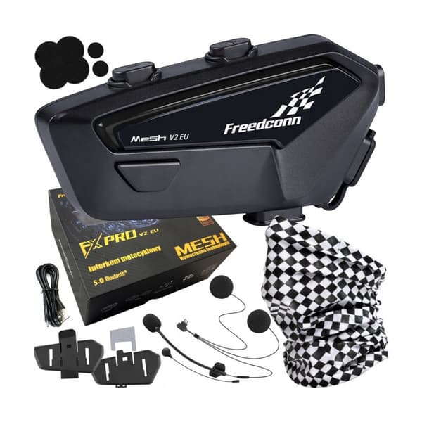 FreedConn FX Pro V2 EU MESH Motorcykel Intercom