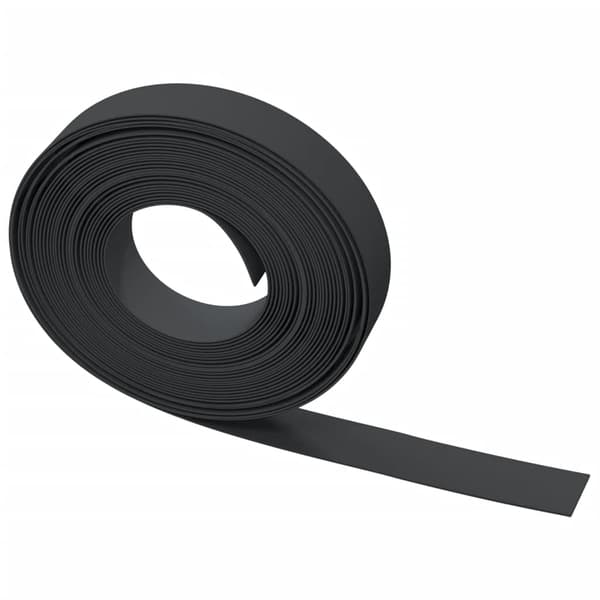 vidaXL havekant, 5 stk., sort, 10 m, 10 cm, polyethylen