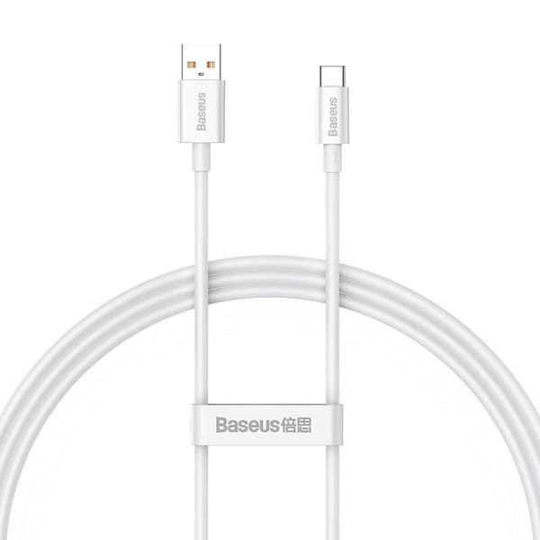 Baseus Superior 100W USB-C-kaapeli 1m (valkoinen)