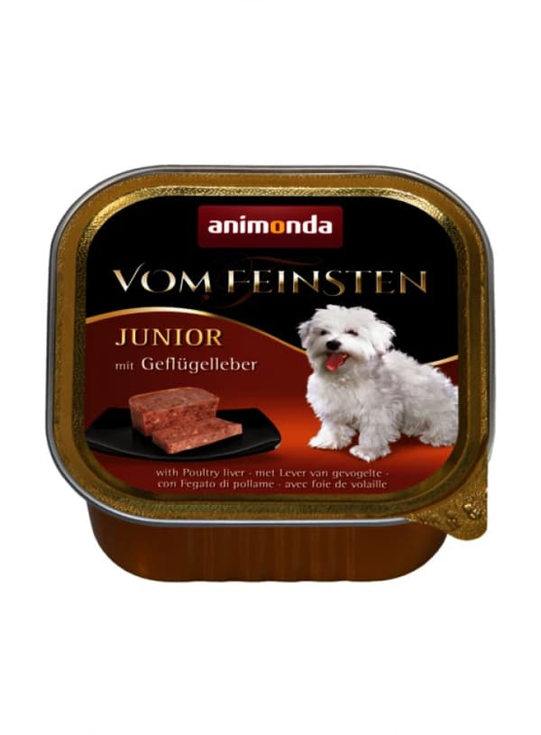 Animonda Feinsten Junior våtfoder för hundar, blandade smaker, 18x150g