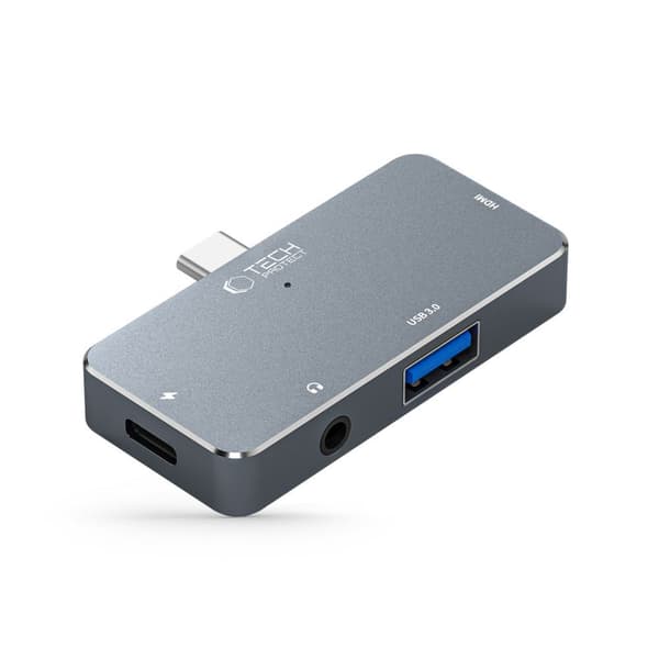 TECH-PROTECT V6-NAVADAPTER 4-I-1 GRÅ