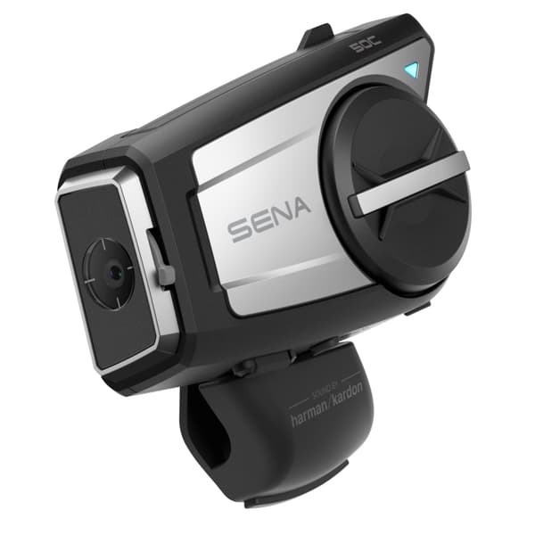 Sena 50C-01 Motorcykel Intercom 4K Kamera, BT5.0, Harman Kardon Audio