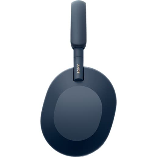 Sony WH-1000XM5 on-ear-hörlurar blå