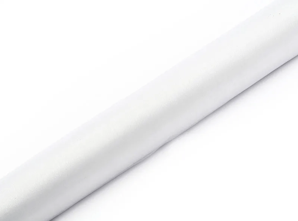 Organza enfärgad vit 0,36 x 9 m