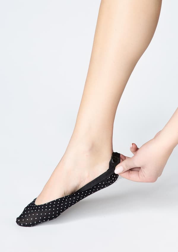 Fotsockor med Prickar Mode K22 Marilyn One Size