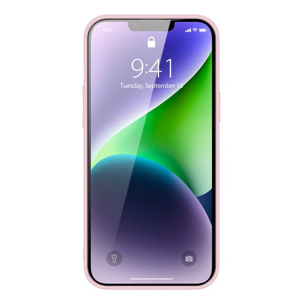 Dux Ducis Yolo iPhone 14 Plus cover elegant pink kunstlæder