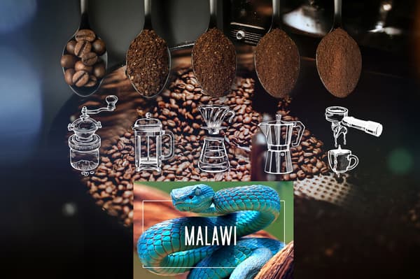 Eight Cafe Nyrostat malet kaffe 100% Arabica Malawi 500g