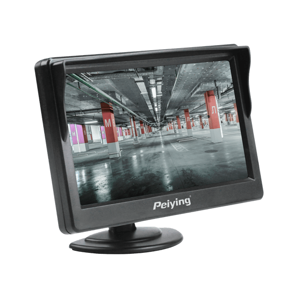 Peiying automonitori 5" 12-24 V DC