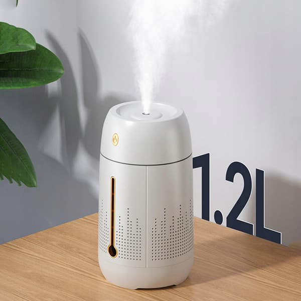 Bordluftfugter med lys, luftfrisker, 1,2 l aromaterapi