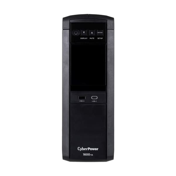 CyberPower CP1600EPFCLCD UPS, 1,6 kVA, musta, LCD