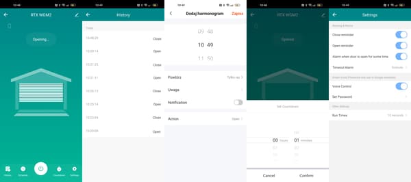 TUYA SMART WIFI GARAGEPORTSTYRING + SENSOR