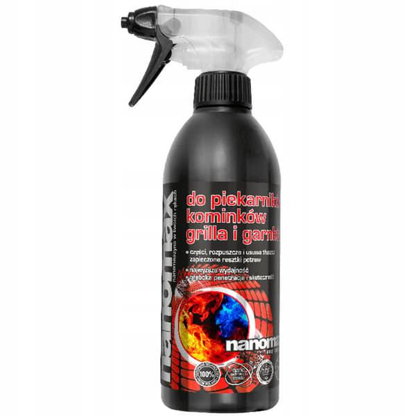 NANOMAX Atomizer 500 ml uunin, takan ja grillin puhdistusaine