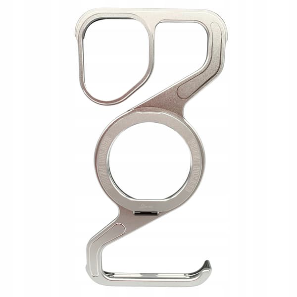 Etui til iPhone 16 Pansret Magsafe Metal Etui Titanium Holder
