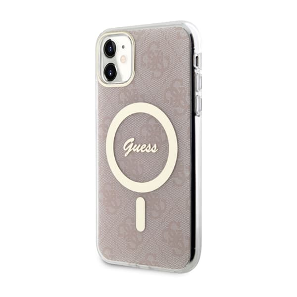 Guess 4G MagSafe - iPhone 11 cover (lyserød)