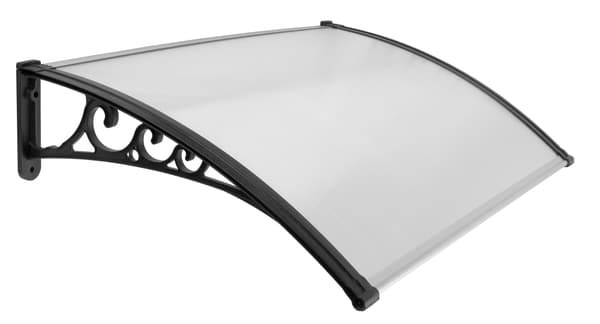 Sano plastik baldakin 80x120cm sort