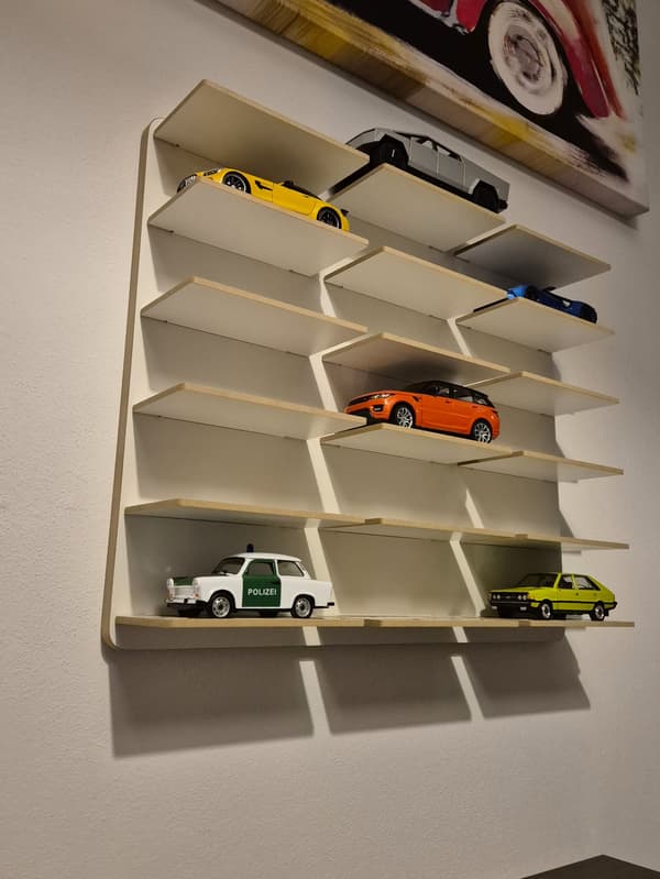 Automallien näyttö asteikolla 1–24