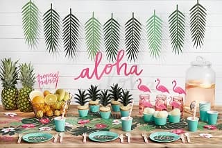 Aloha kagetopper - Tropisk fest 22,5 cm 1 stk.
