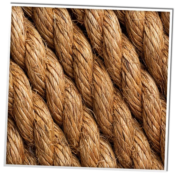 Jute sejlreb dekorativ 20mm 10m