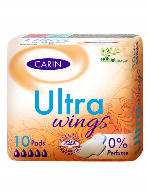 CARIN ULTRA WINGS bindor, 10 st absorberande