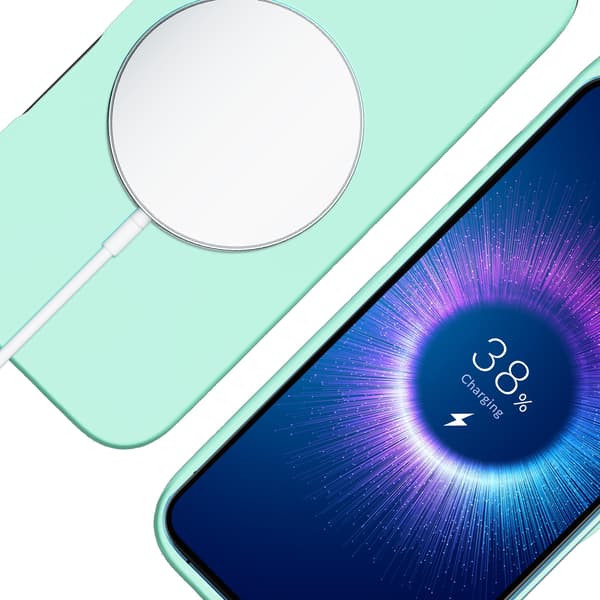 Apple iPhone 16 - 3mk Hardy MagSilicone Blågrön
