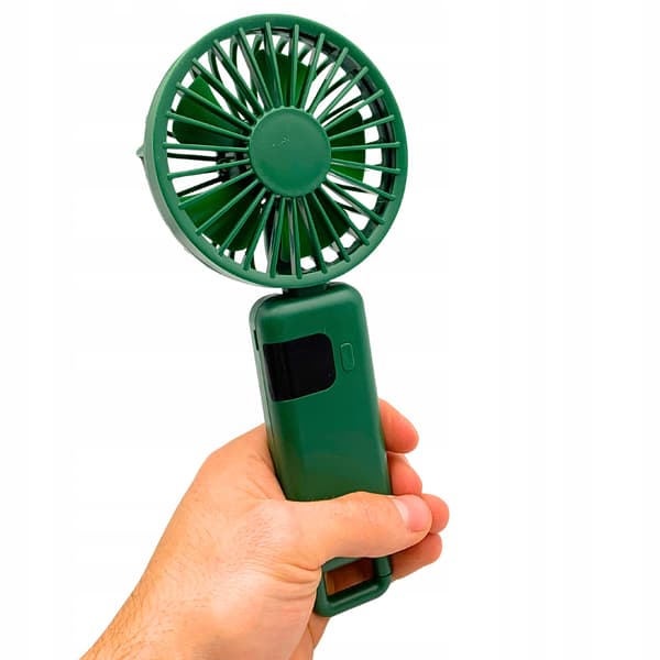 Mini ventilator håndholdt bordmodel stille foldbar kraftig 3000 mAh USB-C
