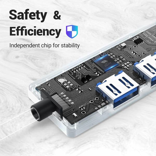 USB-C-keskittimen sovitin 4in1 4x USB 3.0 -jakoliitinsovitin