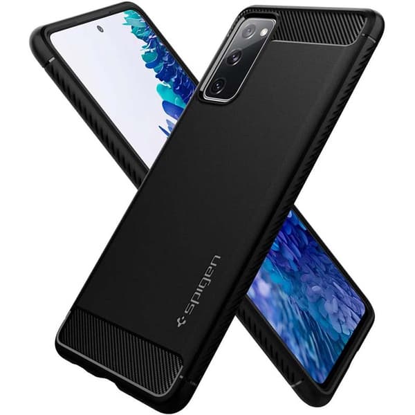 Spigen Rugged Armor - Etui til Samsung Galaxy S20 FE (Sort)
