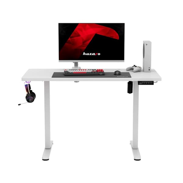 Huzaro Hero 8.1 Vitt Gamingbord