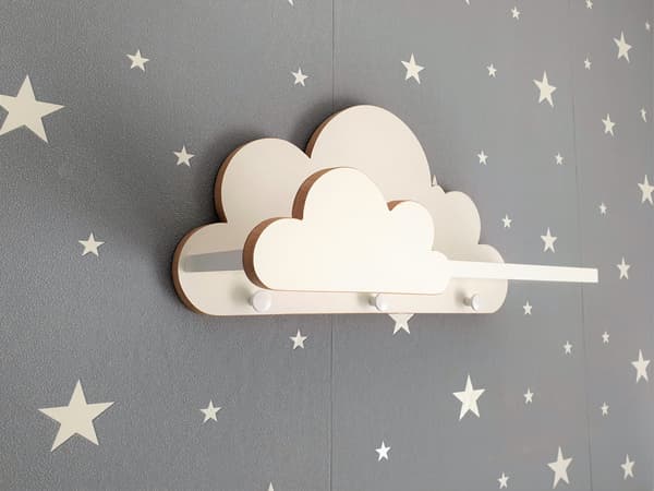 LAGUNA Cloud Hylde med Bøjle - Elegance