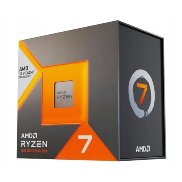 AMD Ryzen 7 7800X3D-processor, 8 kerner, 5 GHz, sokkel AM5