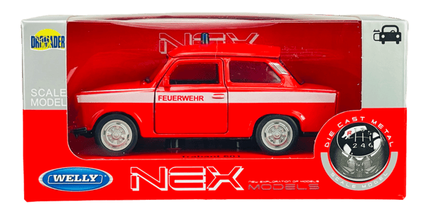 Welly trabant 601 palokunta 1:34 43654