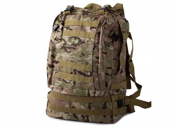 Militär ryggsäck 45L kamouflage ljus