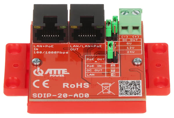 POE-nätadapter SDIP-20-AD0 ATTE