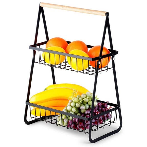 2-kerroksinen hedelmä- ja leipäkori 2 kerrosta 229155