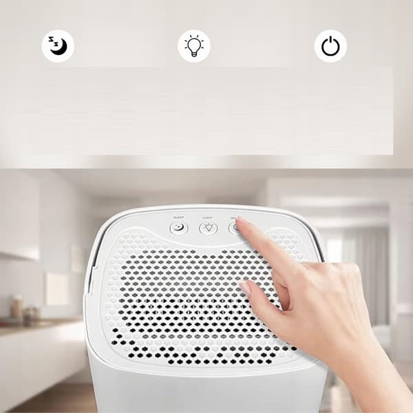 Stille affugter med 7 LED-farver